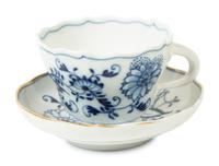 Six Meissen Porcelain Cups and Saucers — 19TH/20TH CENTURY