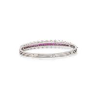 RUBY AND DIAMOND BANGLE BRACELET