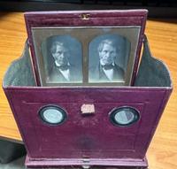 [Daguerreotype] Man in Kilburn Viewing Case
