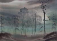 Berta Sherwood, (Wisconsin, 1916-1997), Misty Forest