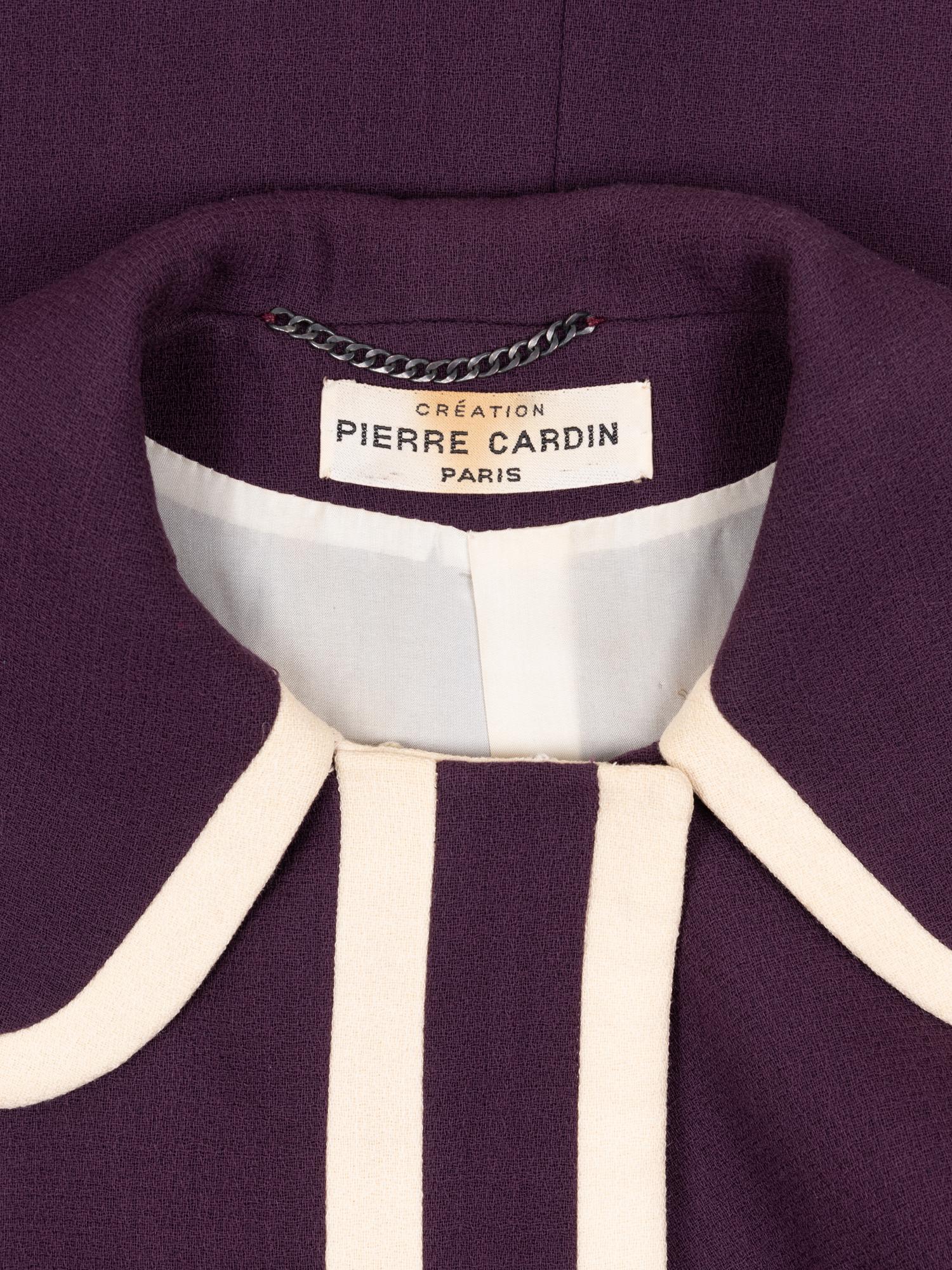 Pierre Cardin Wool Coat, 1960-70s