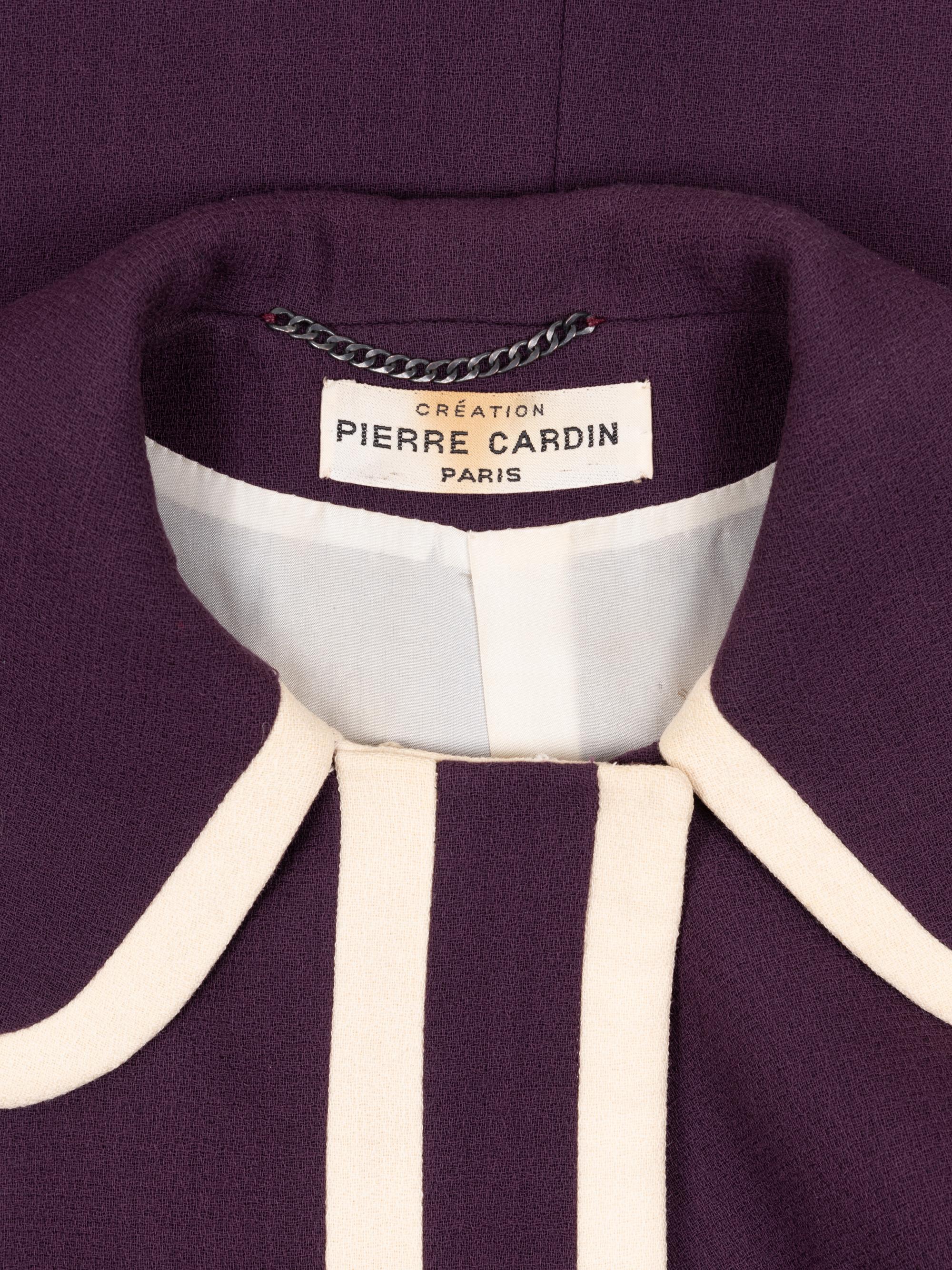 Pierre Cardin Wool Coat, 1960-70s