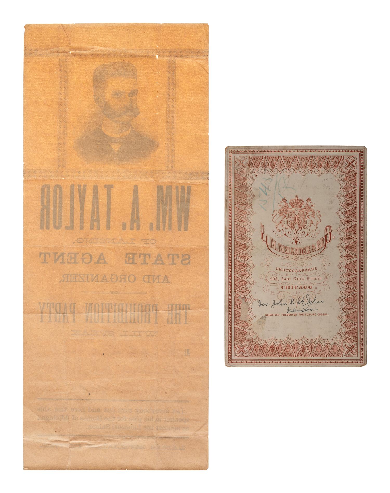 [POLITICS]. A diverse group of 19th-century ephemera, incl. politics, agriculture, and commerce.