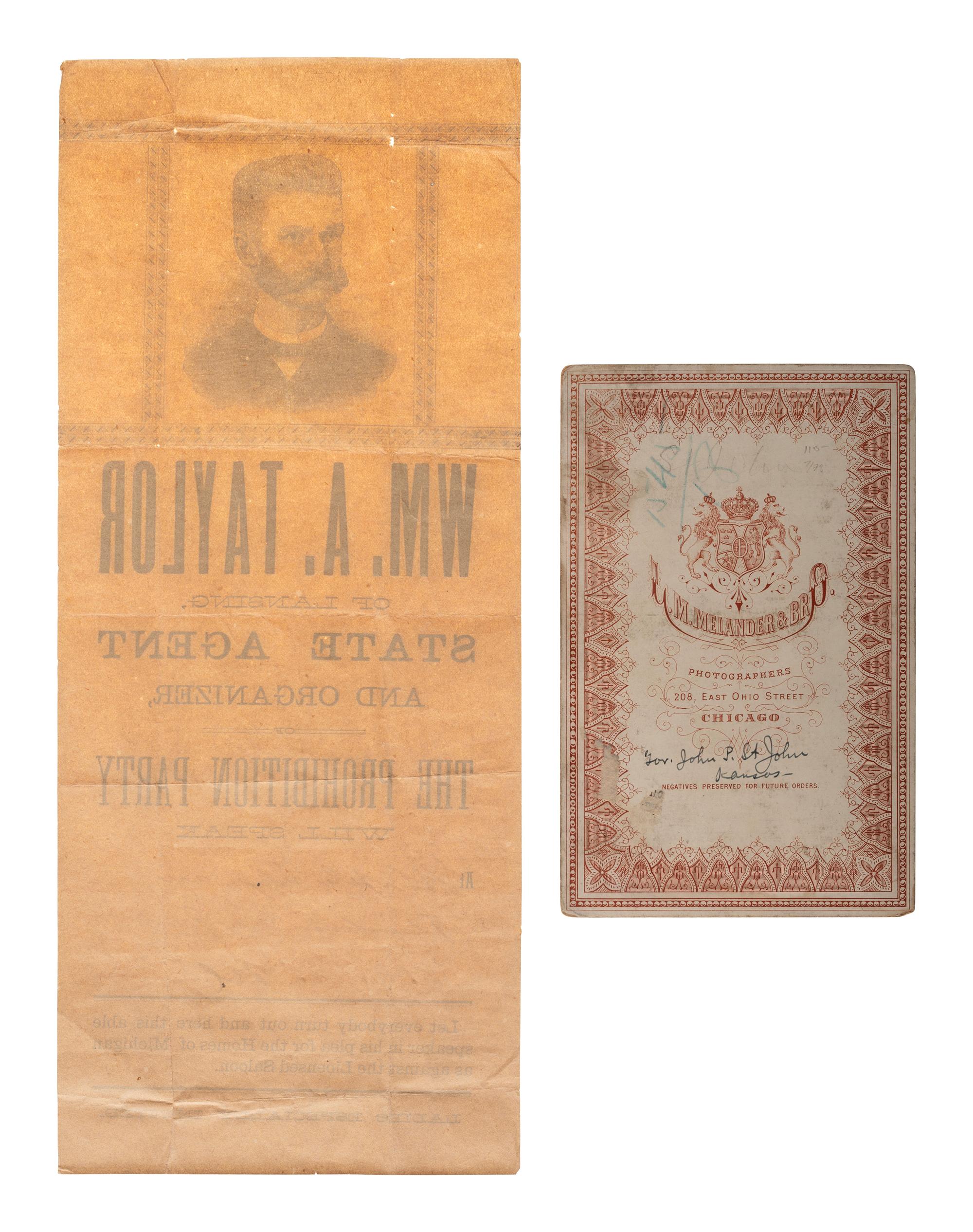 [POLITICS]. A diverse group of 19th-century ephemera, incl. politics, agriculture, and commerce.
