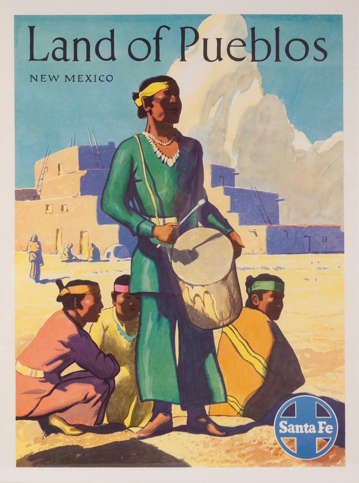 Two Sante Fe Railway Posters 21 x 16 inches