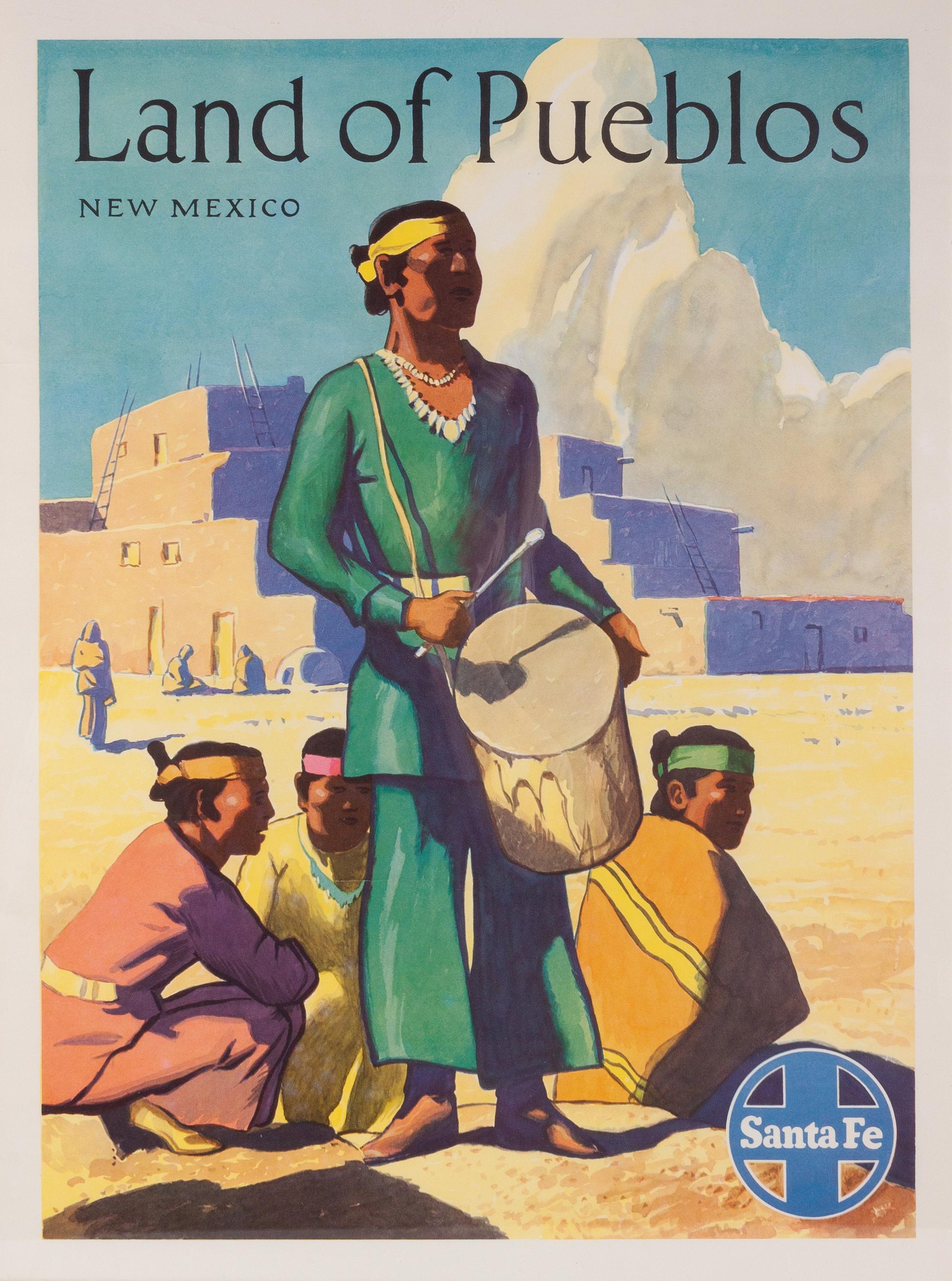 Two Sante Fe Railway Posters 21 x 16 inches
