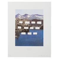 Ed Ruscha (American, b. 1937) — A pair of prints from Country Cityscapes (You Will Eat Hot Lead; Be Careful Else we be Bangin on You You Hear Me?) , 2001