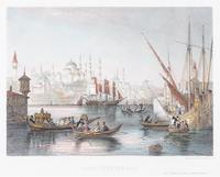 A Group of Six Steel Engravings of Turkey After Thomas Allom and Rouargue
