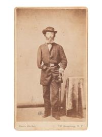 [CIVIL WAR]. CDV of US Army officer and amputee Thomas W. Sweeny, WIA Mexican War and Civil War.