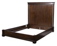 A Baker Furniture Company Queen Size Bed Height 63 1/4 x width 68 inches. — 20TH CENTURY