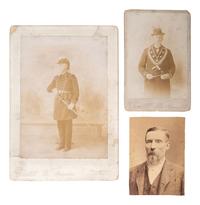 [CIVIL WAR]. A group of 8 items identified to Flavius J. Dewese, Company G, 118th Ohio Infantry, incl. the Bible he carried during the Civil War, post-war photographs and GAR button.