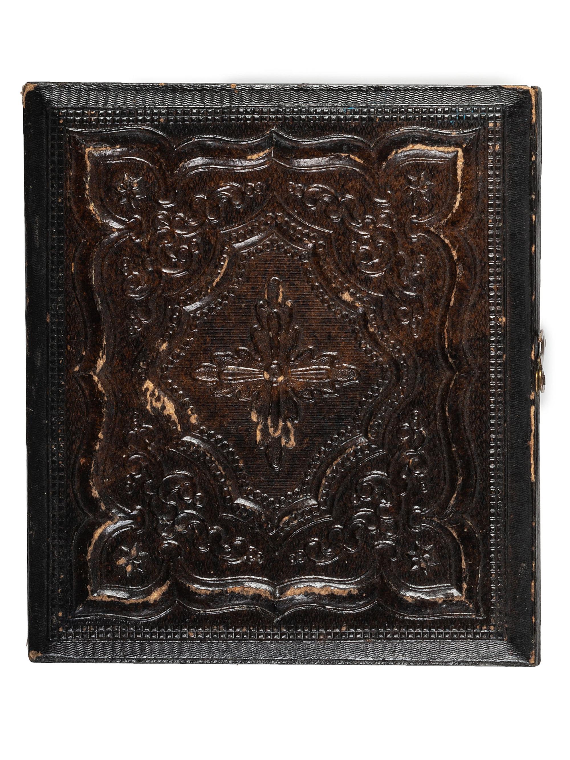 [EARLY PHOTOGRAPHY]. A group of 3 daguerreotypes featuring family groups, highlighted by a portrait of 11 family members, comprising: