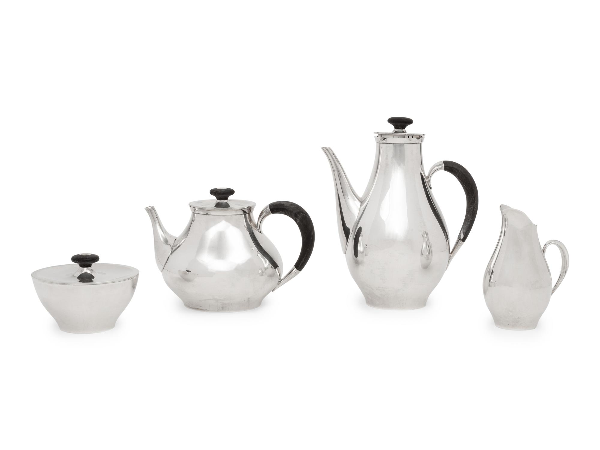 An American Silver Four-Piece Tea and Coffee Service