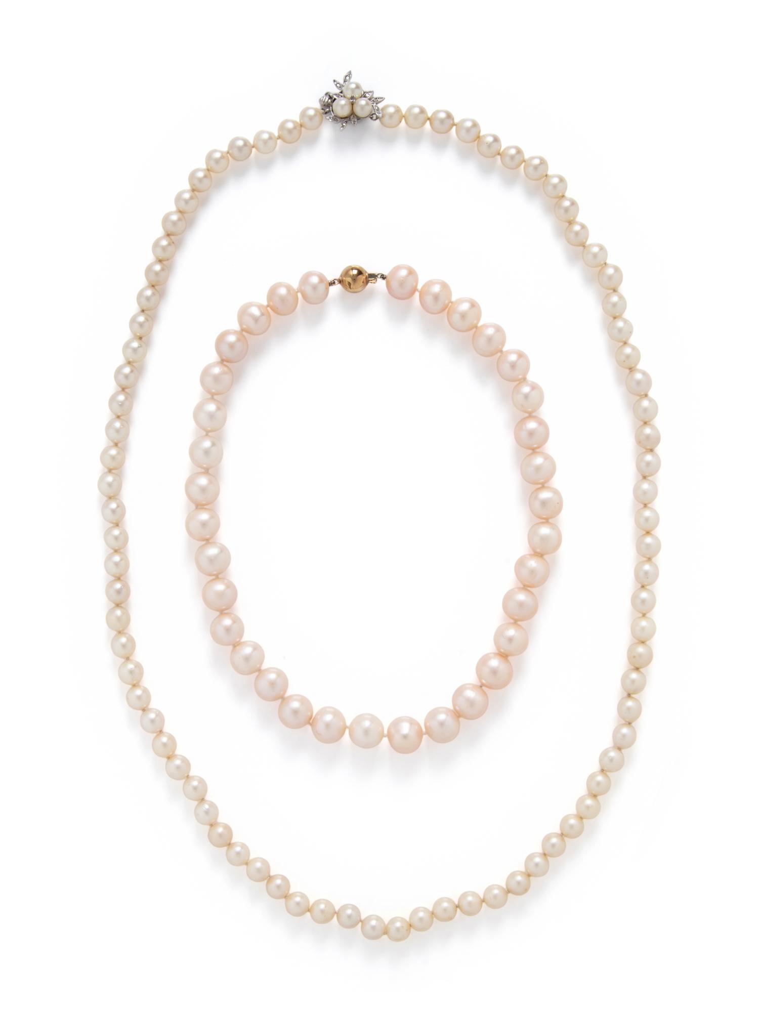 COLLECTION OF CULTURED PEARL NECKLACES