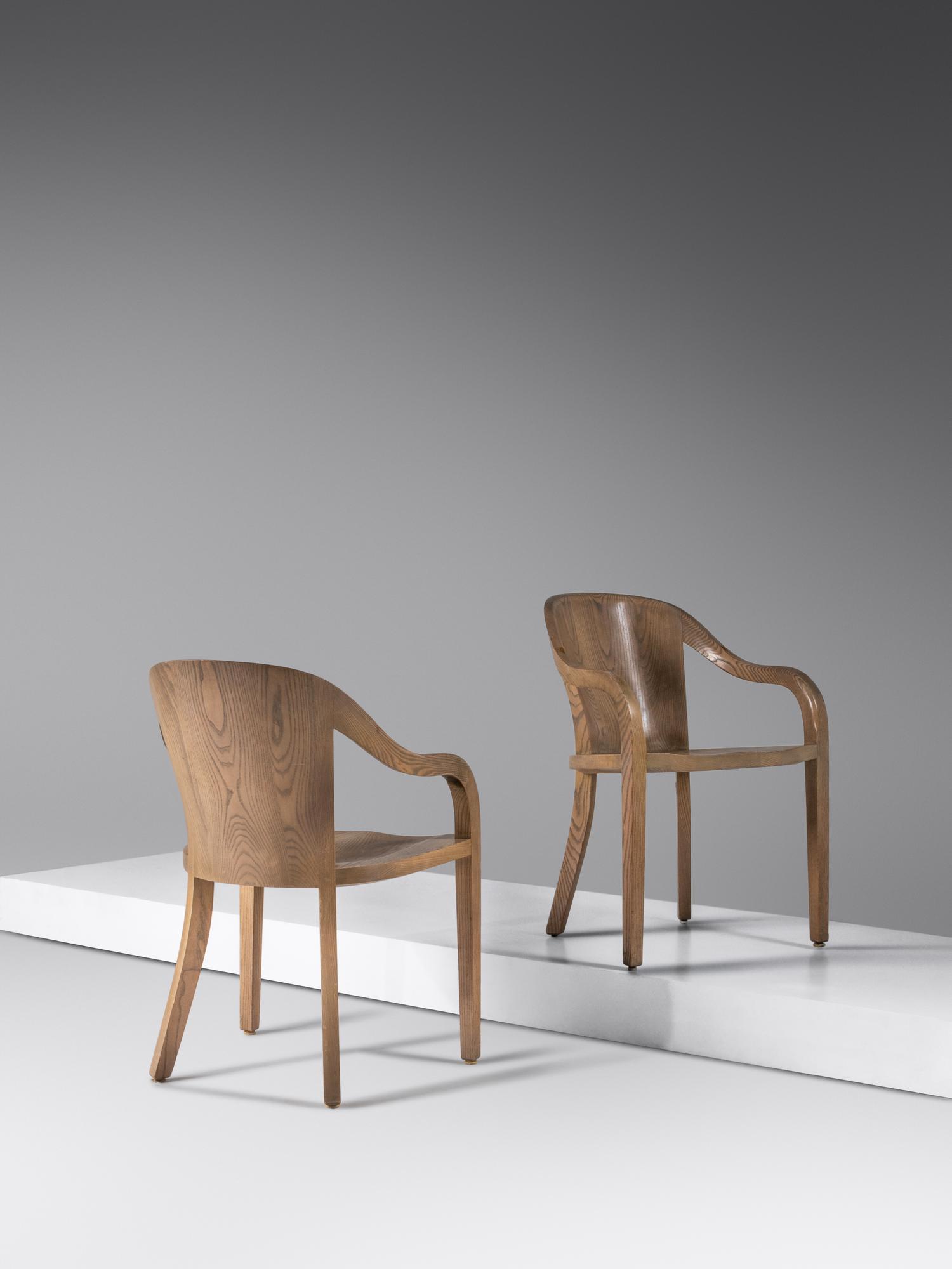 Set of Six University Chairs, 1971 designed for the Lyndon B Johnson Library and Museum Brickel Associates, USA