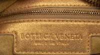 Bottega Veneta Gold Intrecciato Leather Hobo