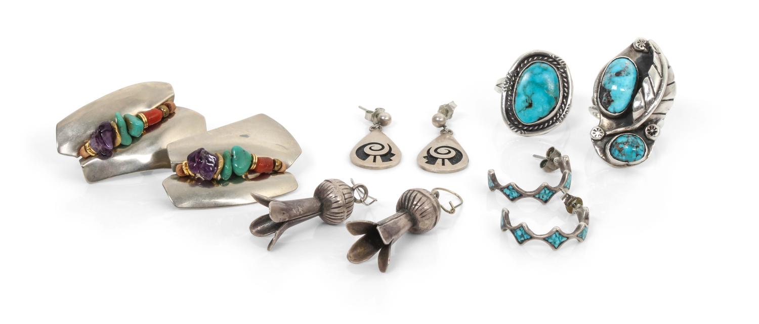 Six Southwestern Jewelry Articles