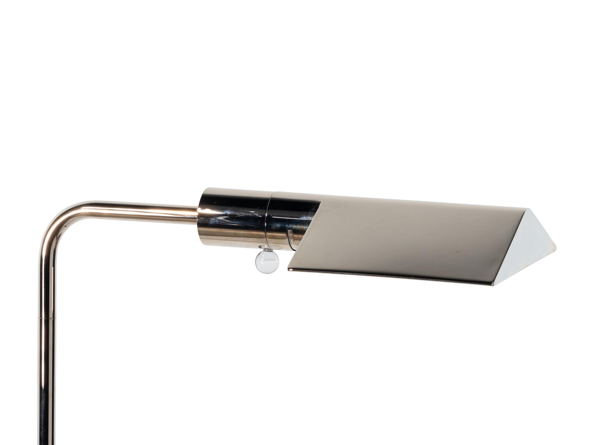 A Cedric Hartman Chrome Floor Lamp
