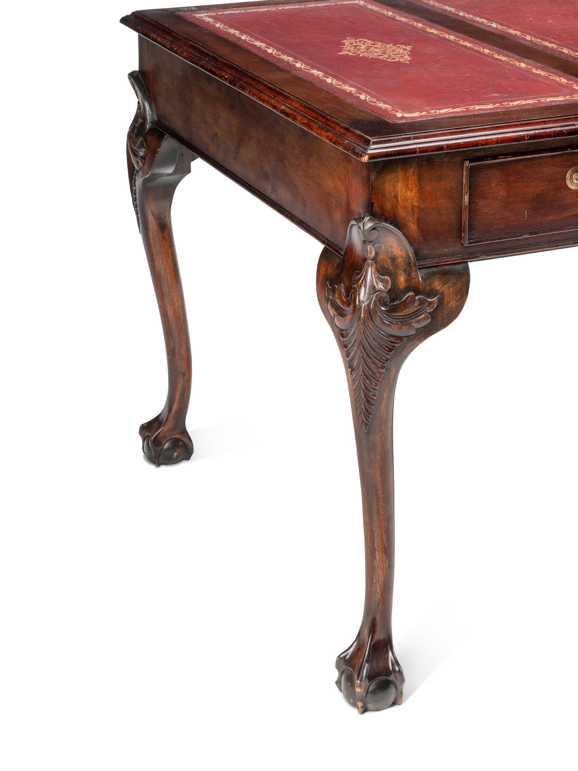 A George III Style Mahogany Partners’ Desk