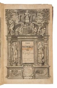 Jonson, Ben (1573?-1637). The Workes . London: Richard Bishop for Andrew Crooke, 1640.