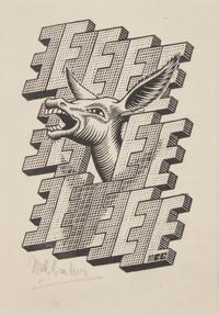M.C. Escher (Dutch, 1898-1972) — E is een Ezel (Donkey) , 1953