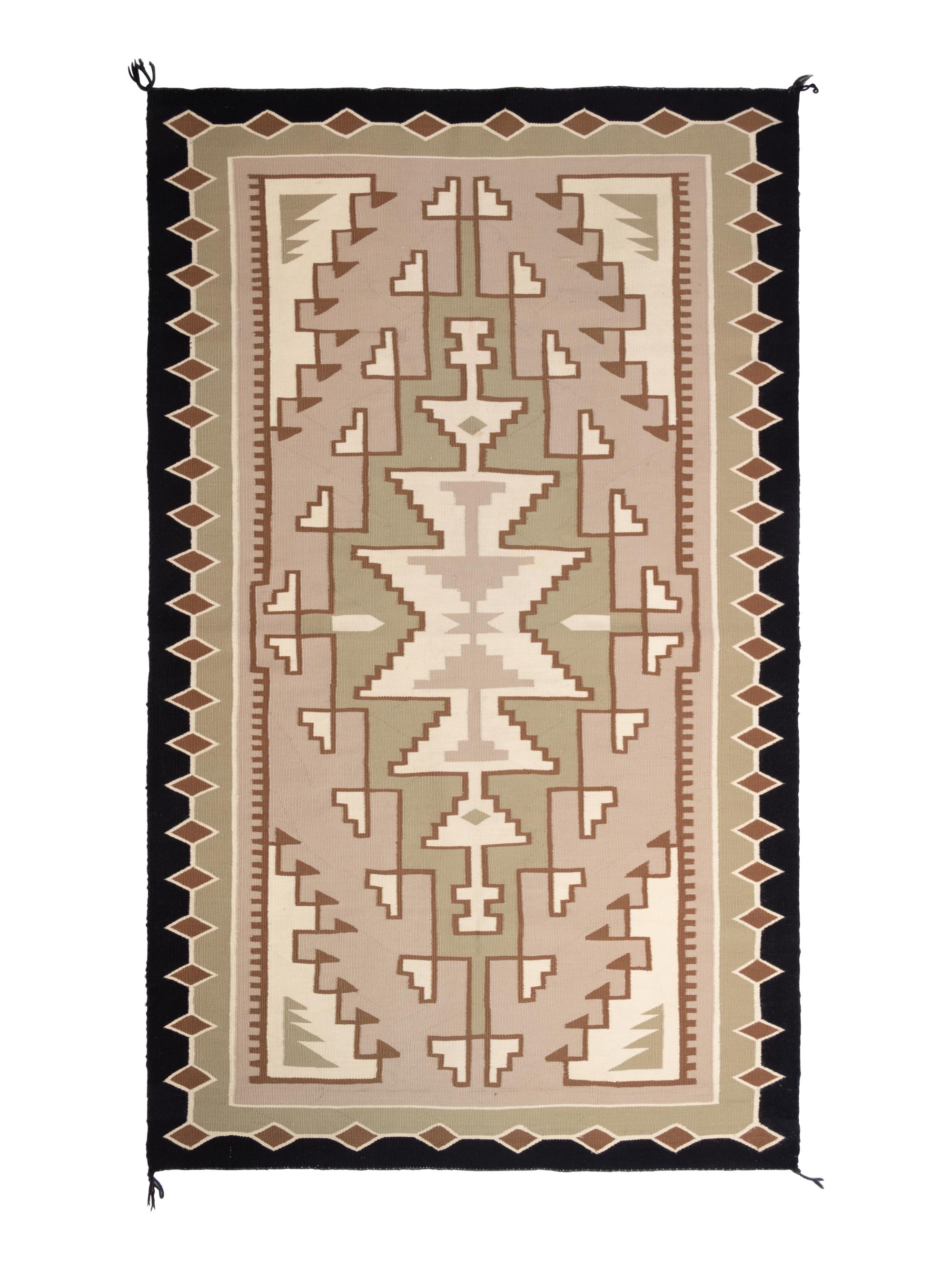 Navajo Two Grey Hills Weaving / Rug