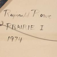 Reginald Rowe (American, 1920-2007) — Prairie I , 1974