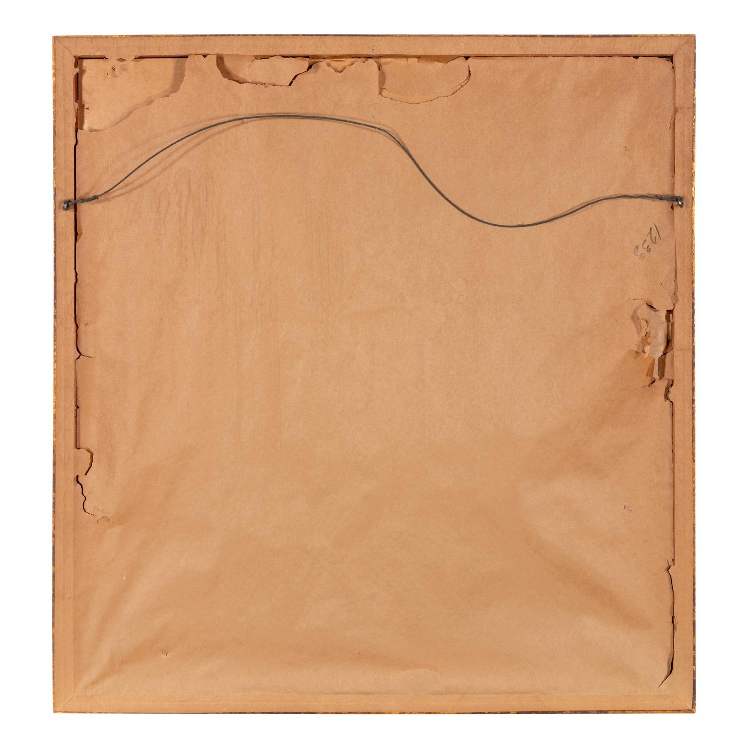 An English Silk, Wool and Metalic-Thread Embroidered Satin Altar Veil