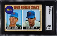 A 1968 Topps Nolan Ryan Rookie Baseball Card No. 177 (SGC 5 EX)