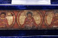 A Nepalese Polychrome Wood Manuscript Cover