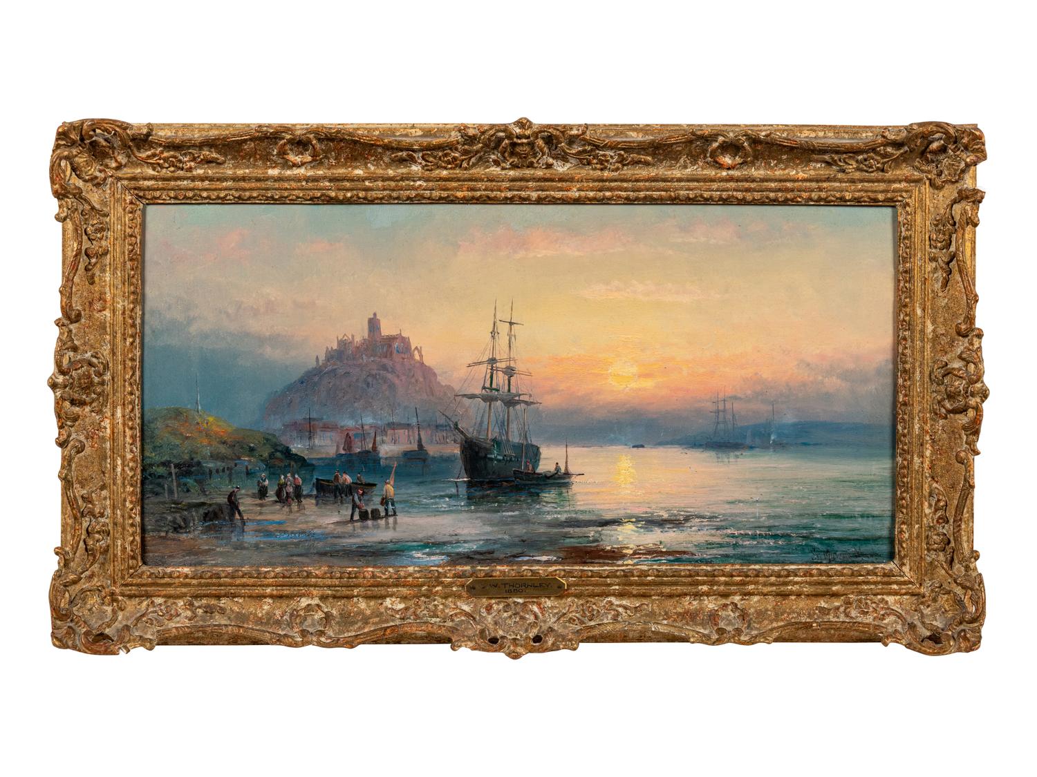 St. Michael's Mount and Norfolk Coast (a pair of works)