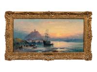 St. Michael's Mount and Norfolk Coast (a pair of works)