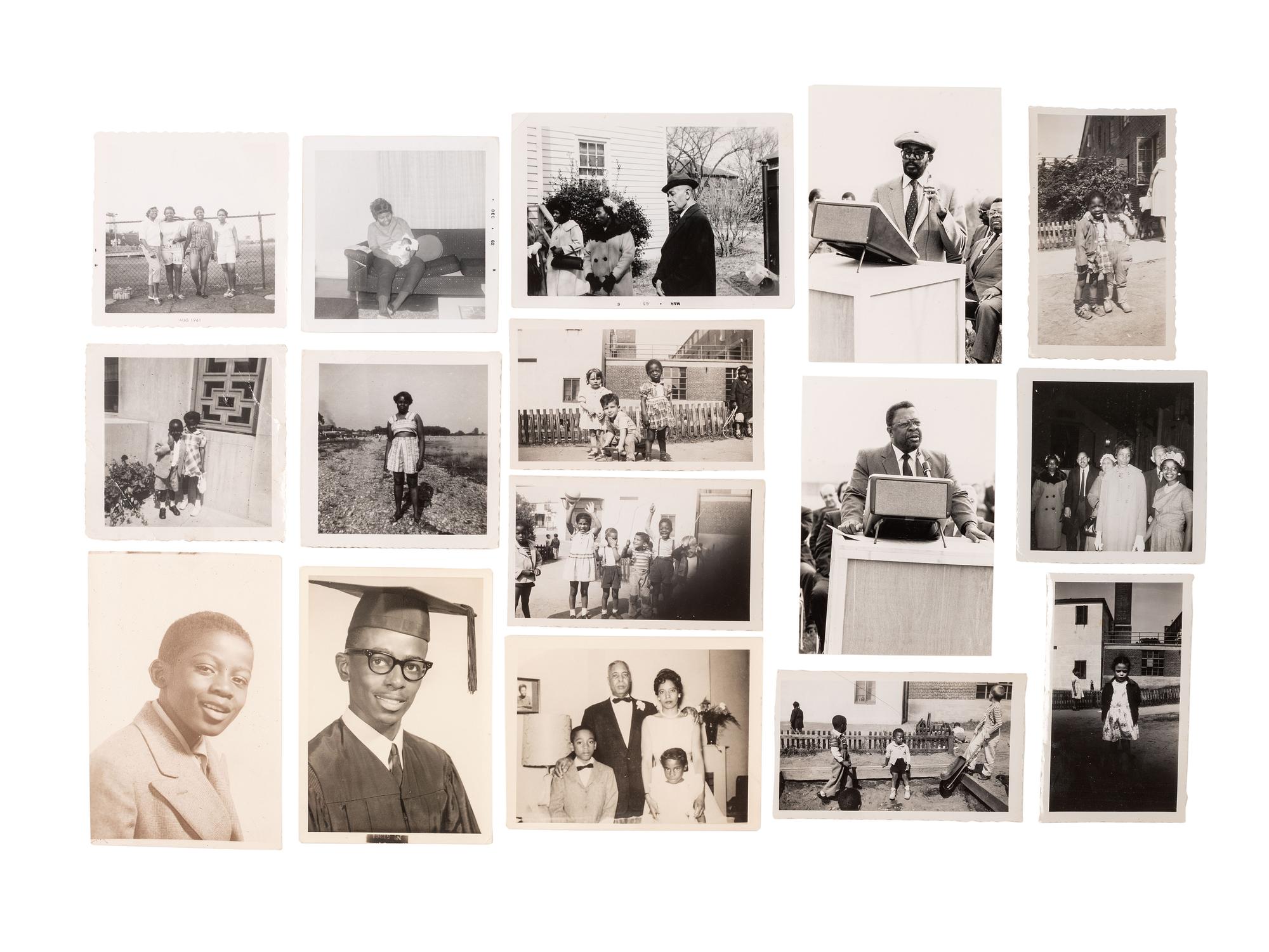 [EARLY PHOTOGRAPHY]. An extensive collection of 450 mid-to-late 20th century vernacular photographs of African American subjects.