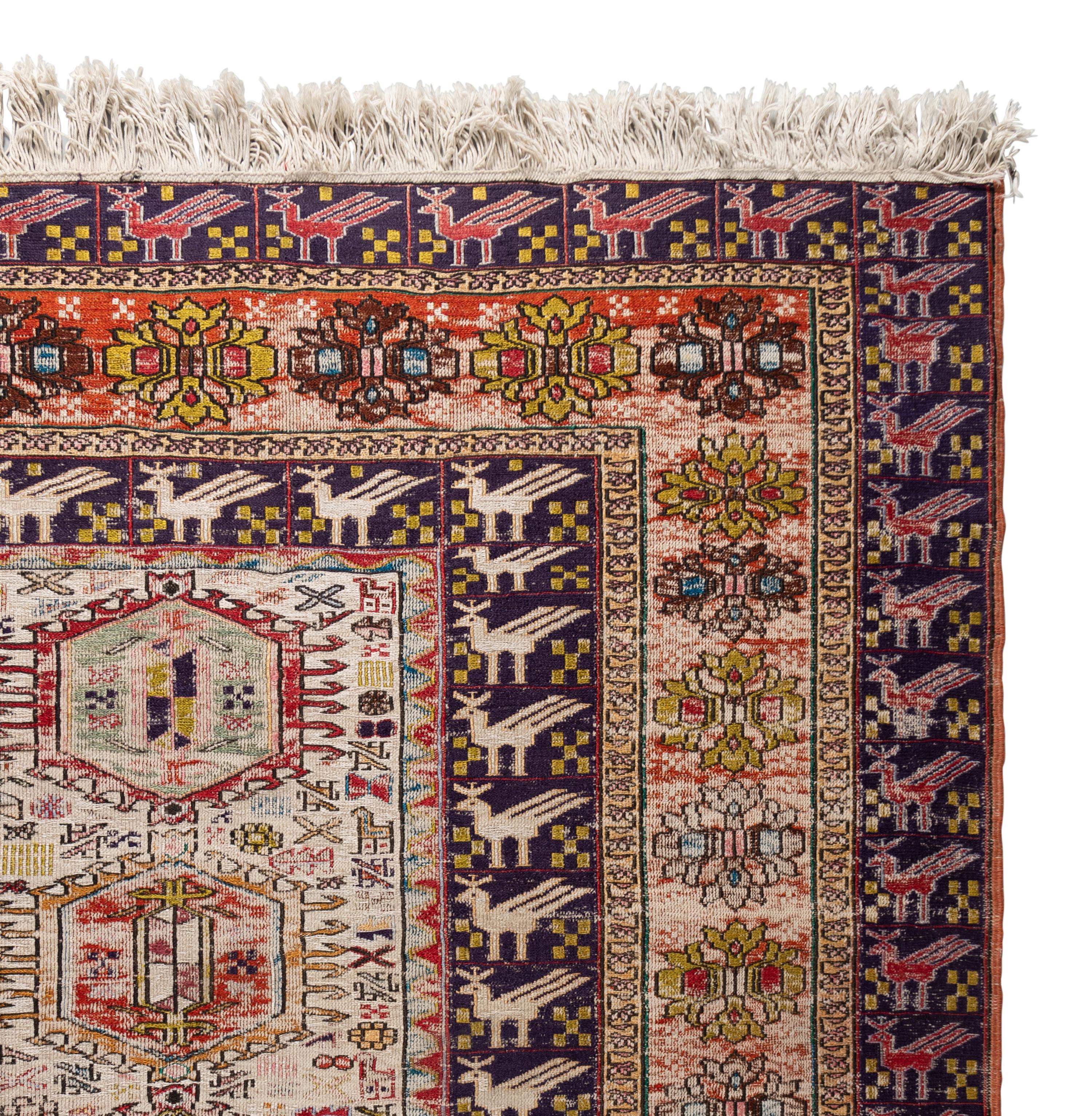 A Soumak Wool Rug