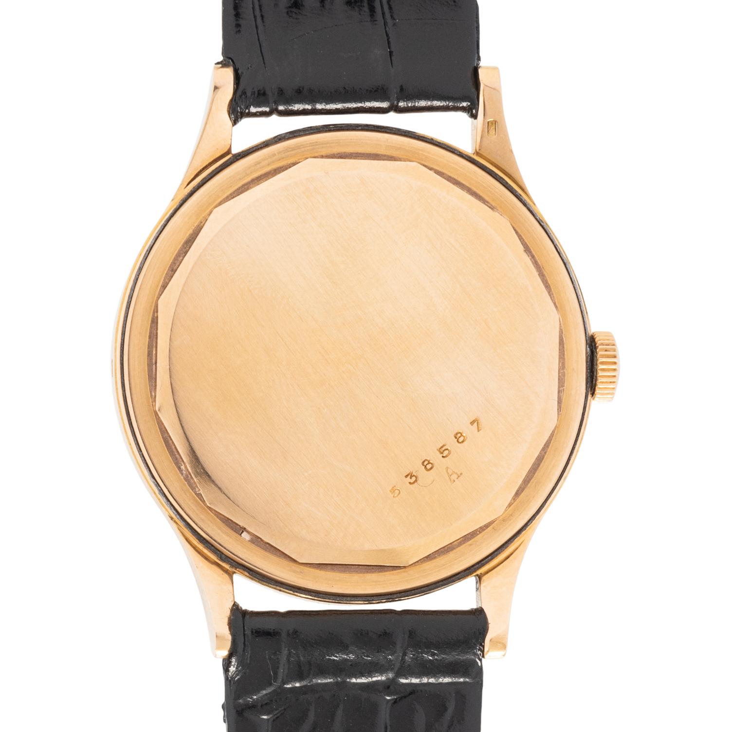 JAEGER-LECOULTRE, 18K YELLOW GOLD WATCH