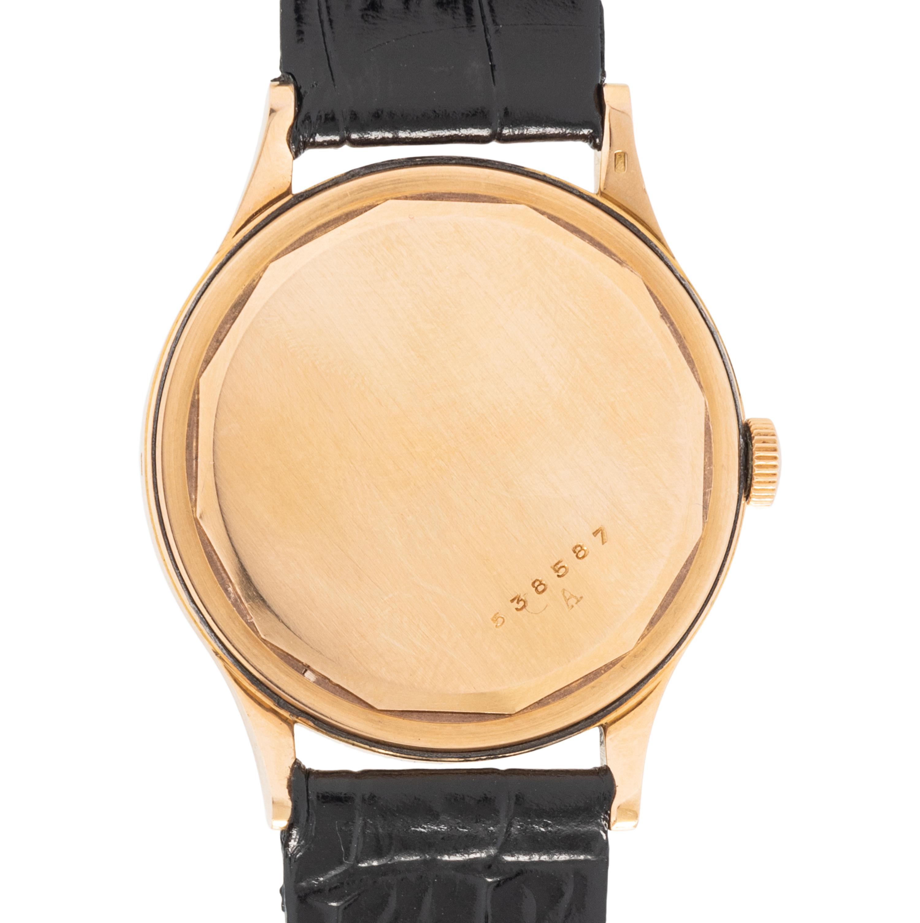 JAEGER-LECOULTRE, 18K YELLOW GOLD WATCH