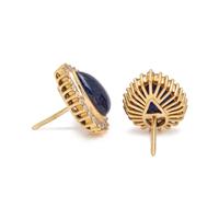 SAPPHIRE AND DIAMOND EARRINGS