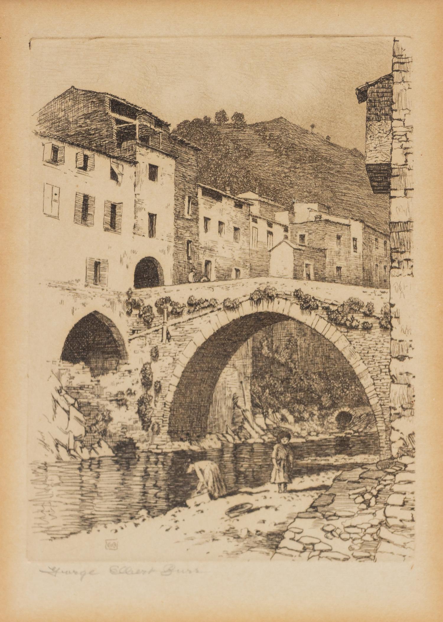 Three Works: Fish Creek, Apache Trail, Arizona, 1926, Old Bridge, Isolabona, Italy and The Little Canyon, 1930