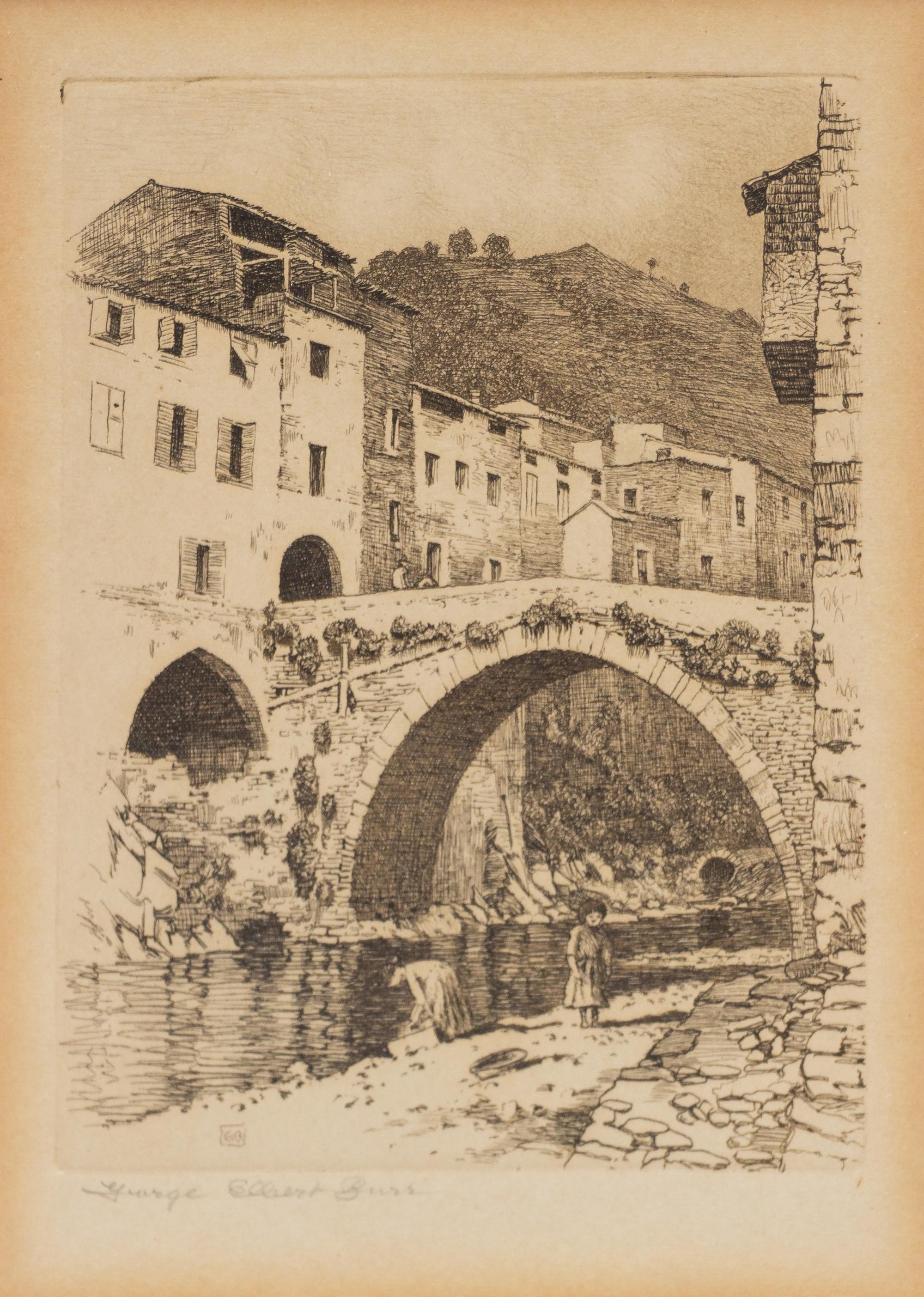 Three Works: Fish Creek, Apache Trail, Arizona, 1926, Old Bridge, Isolabona, Italy and The Little Canyon, 1930