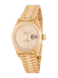 ROLEX, REF. 69178 18K YELLOW GOLD 'LADY DATEJUST' WATCH