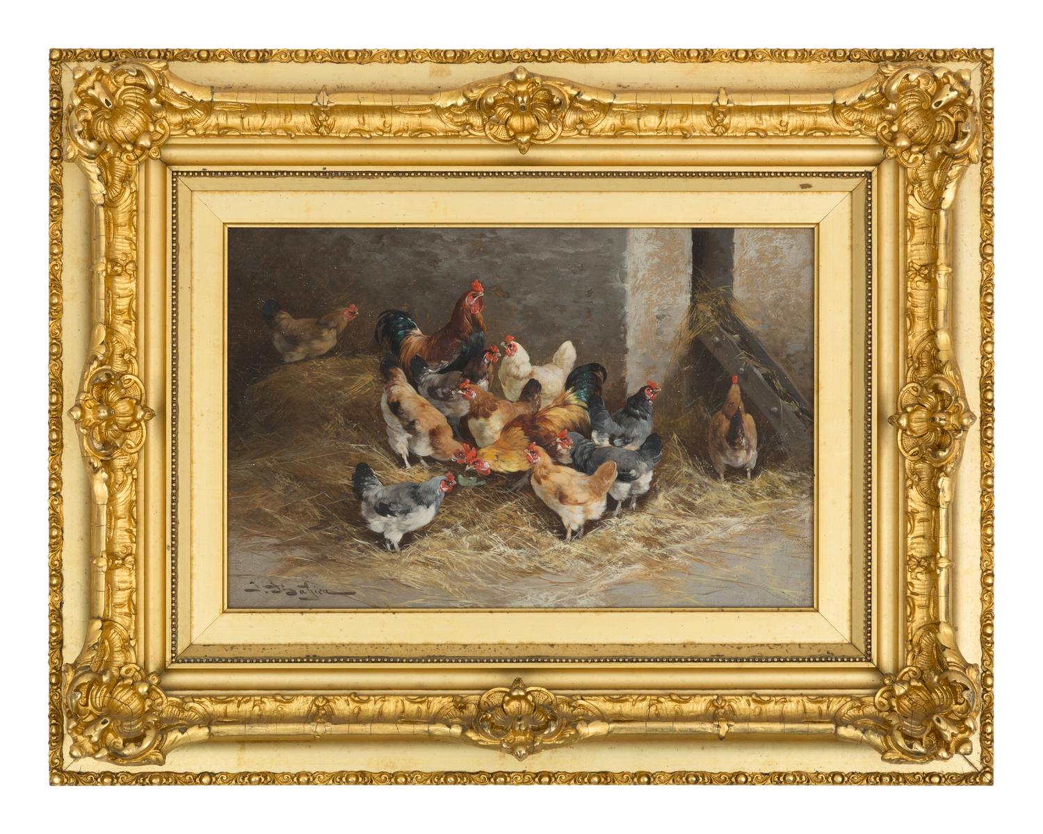 Chickens in a Coop
