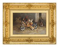 Chickens in a Coop