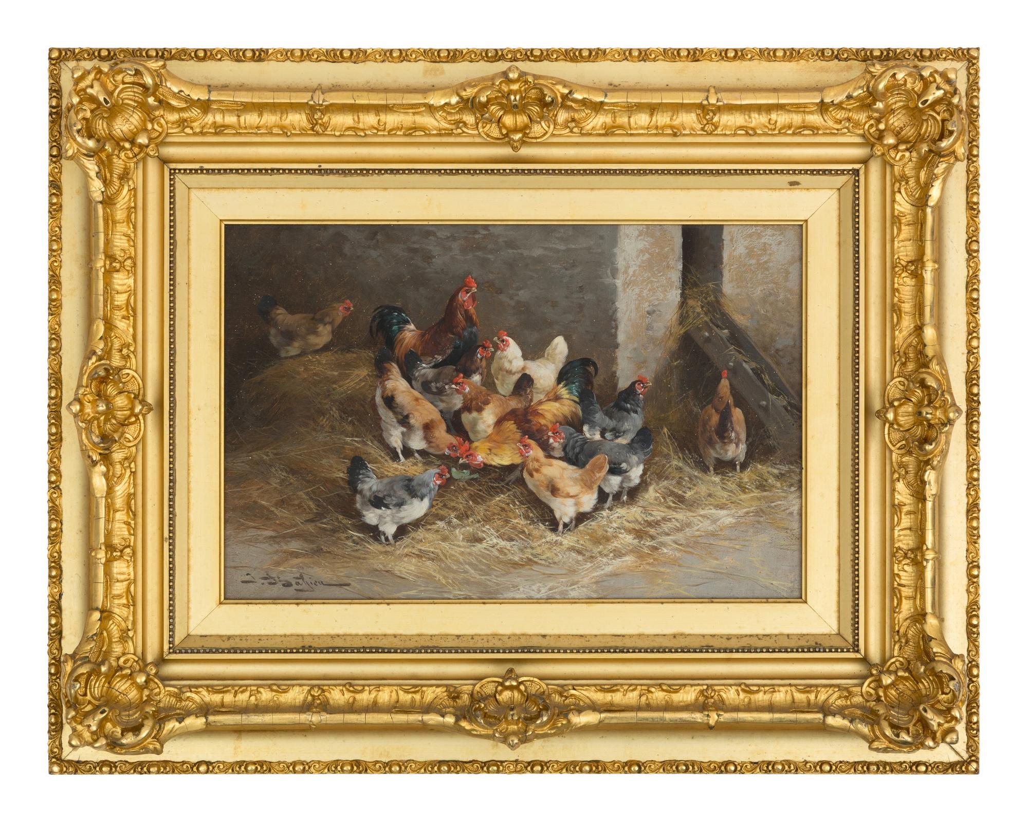 Chickens in a Coop