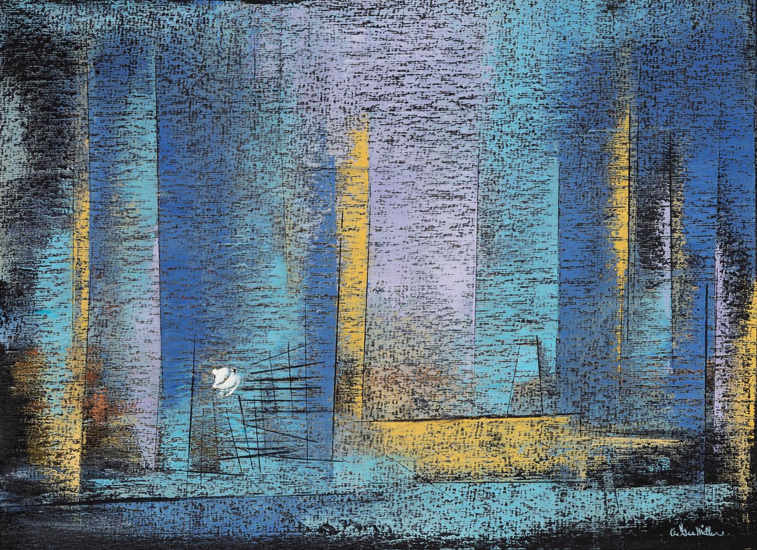 A. George Miller, (American, 1905-1982), Untiled (Abstract Landscapes), c. 1930 (a group of seven works)