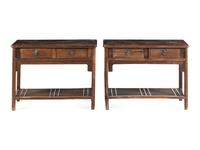 A Pair of Chinese Jichimu Cabinets on Stands