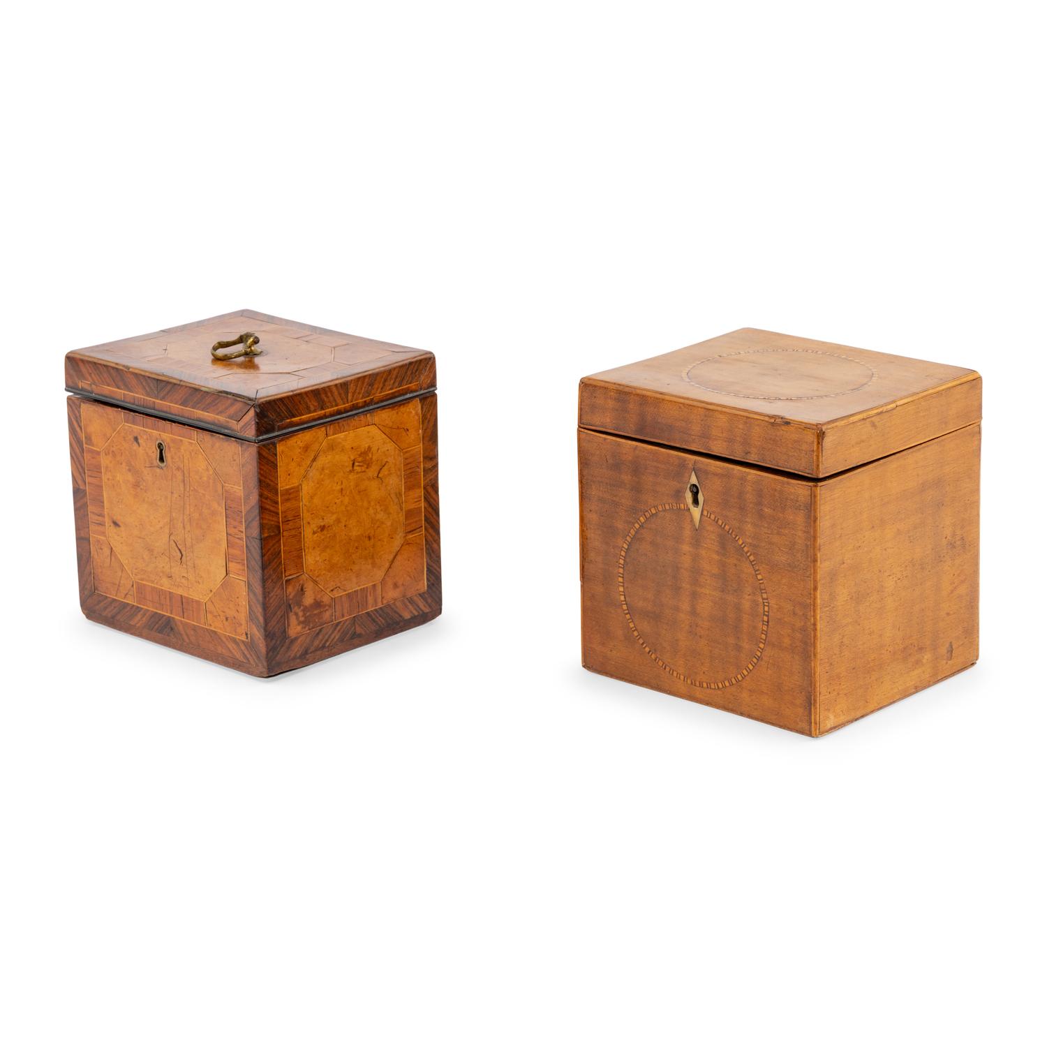 Two English Tea Caddies