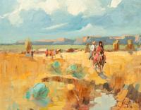 Riders in the Field
