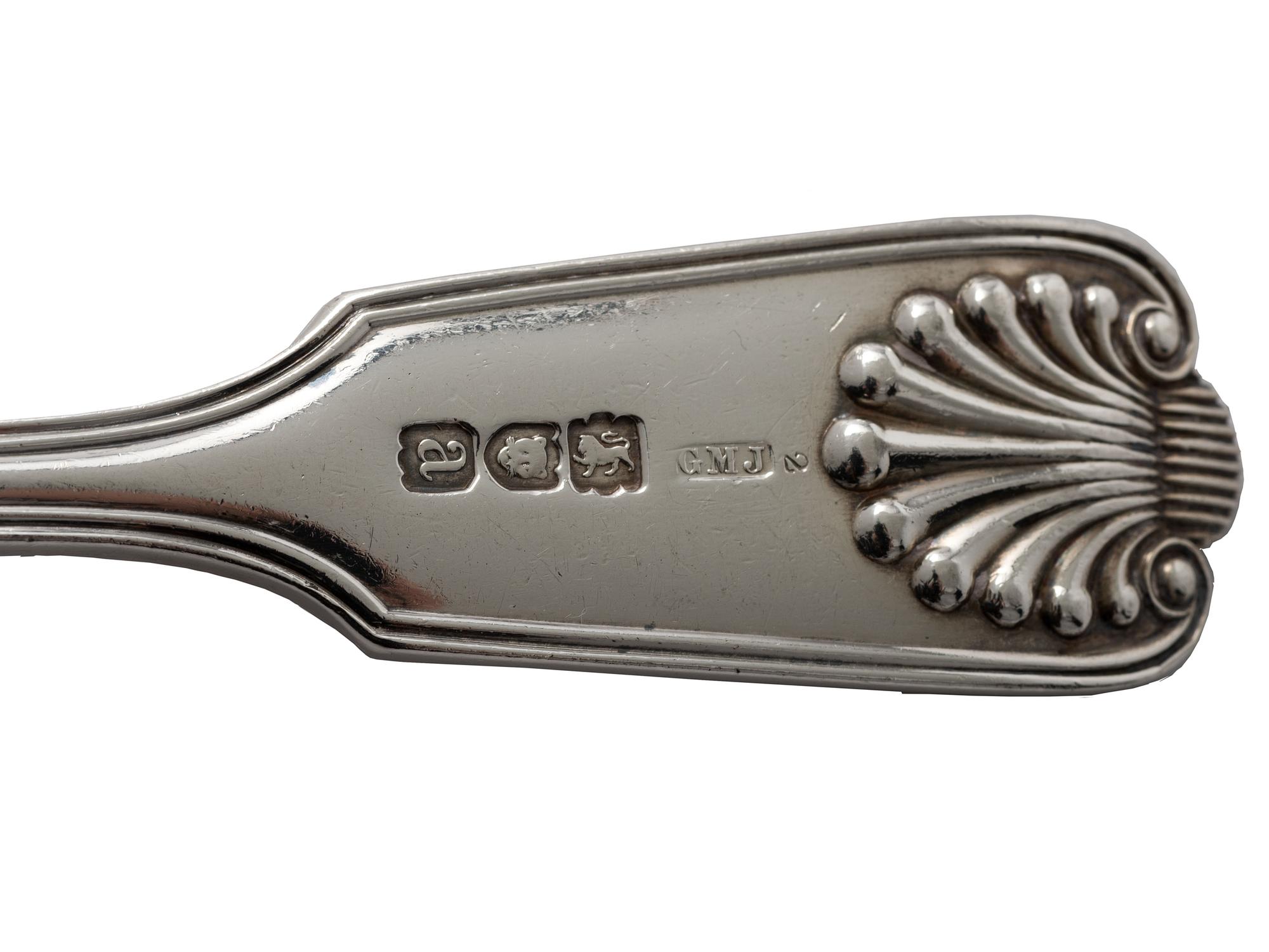 An English Silver Flatware Service