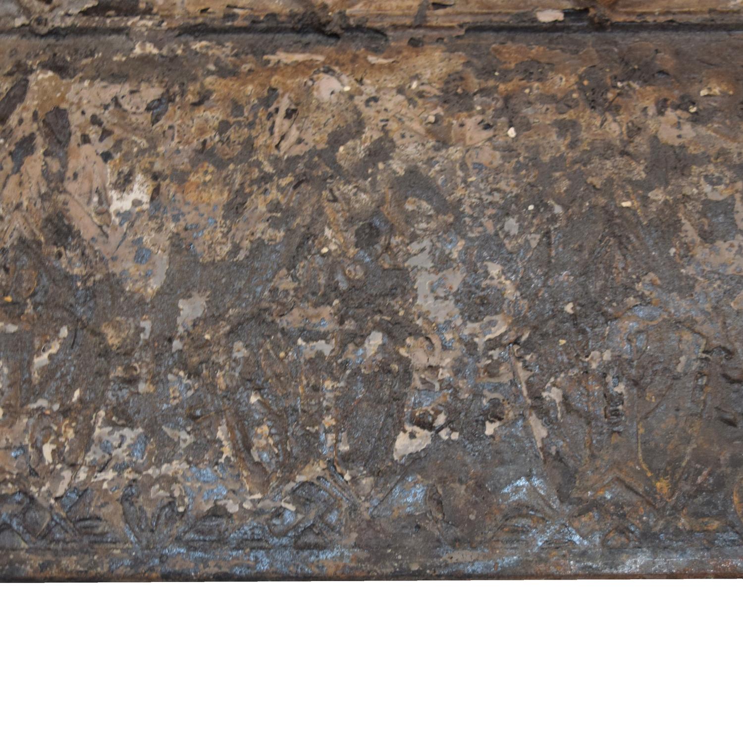 A Sullivan Designed Cast Iron Panel from the Guaranty Building, Buffalo, N.Y. 90" W x 1.5" D x 7" H — United States, 1894
