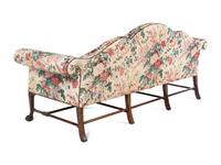An Irish George III Style Mahogany Camelback Sofa